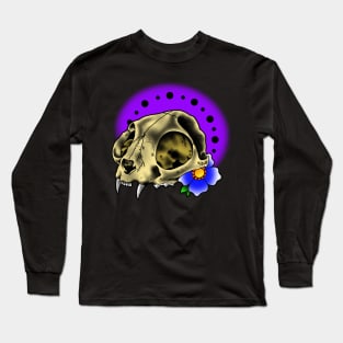 Cat skull Long Sleeve T-Shirt